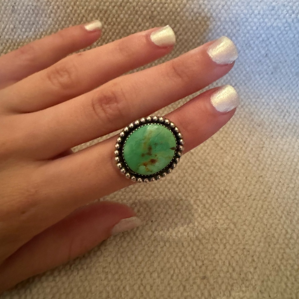 Green Turquoise Ring